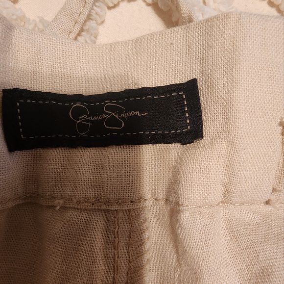 Womens Linen wide leg pants size 31 x 32 - Picture 2 of 5